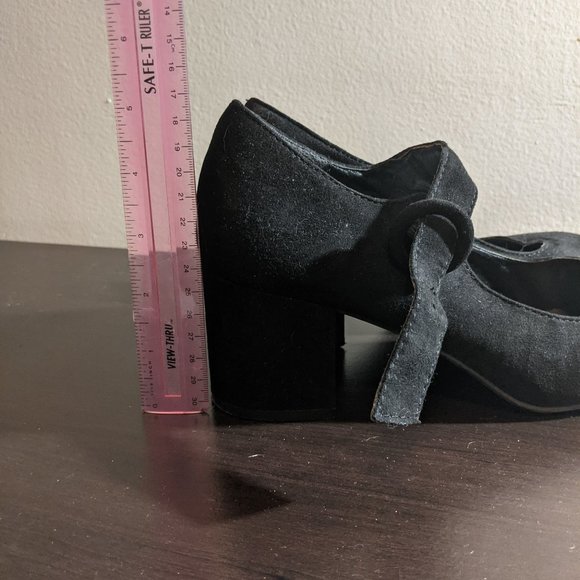 8 | JCPenney POP | Black Chunky Heel Pumps - Picture 3 of 6
